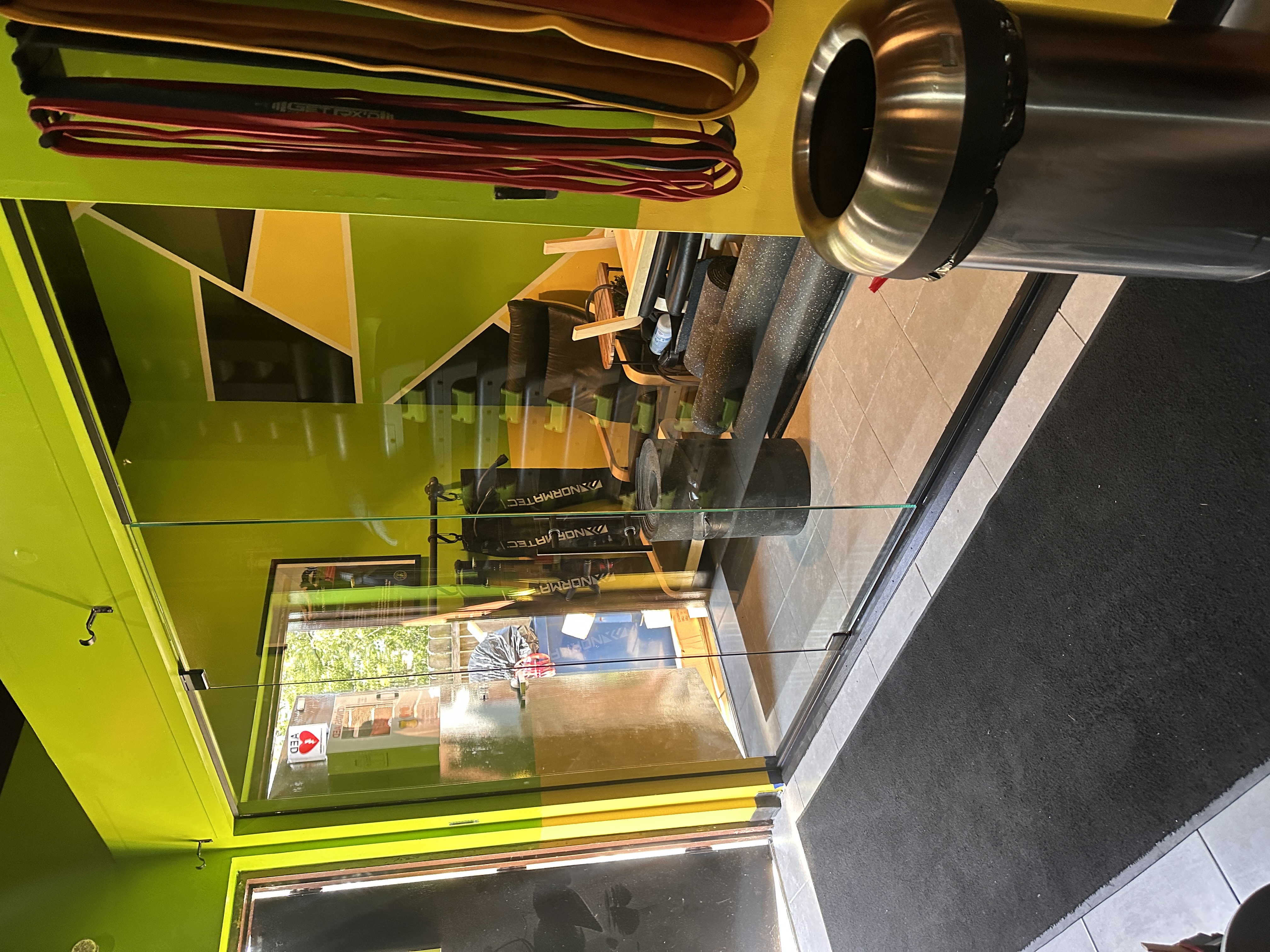 Custom glass gym enclosure and partition walls