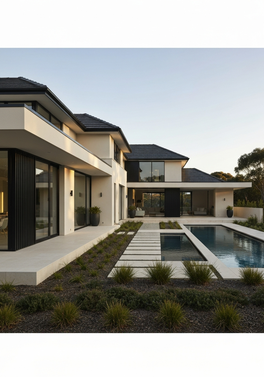 Sleek modern Australian architectural home