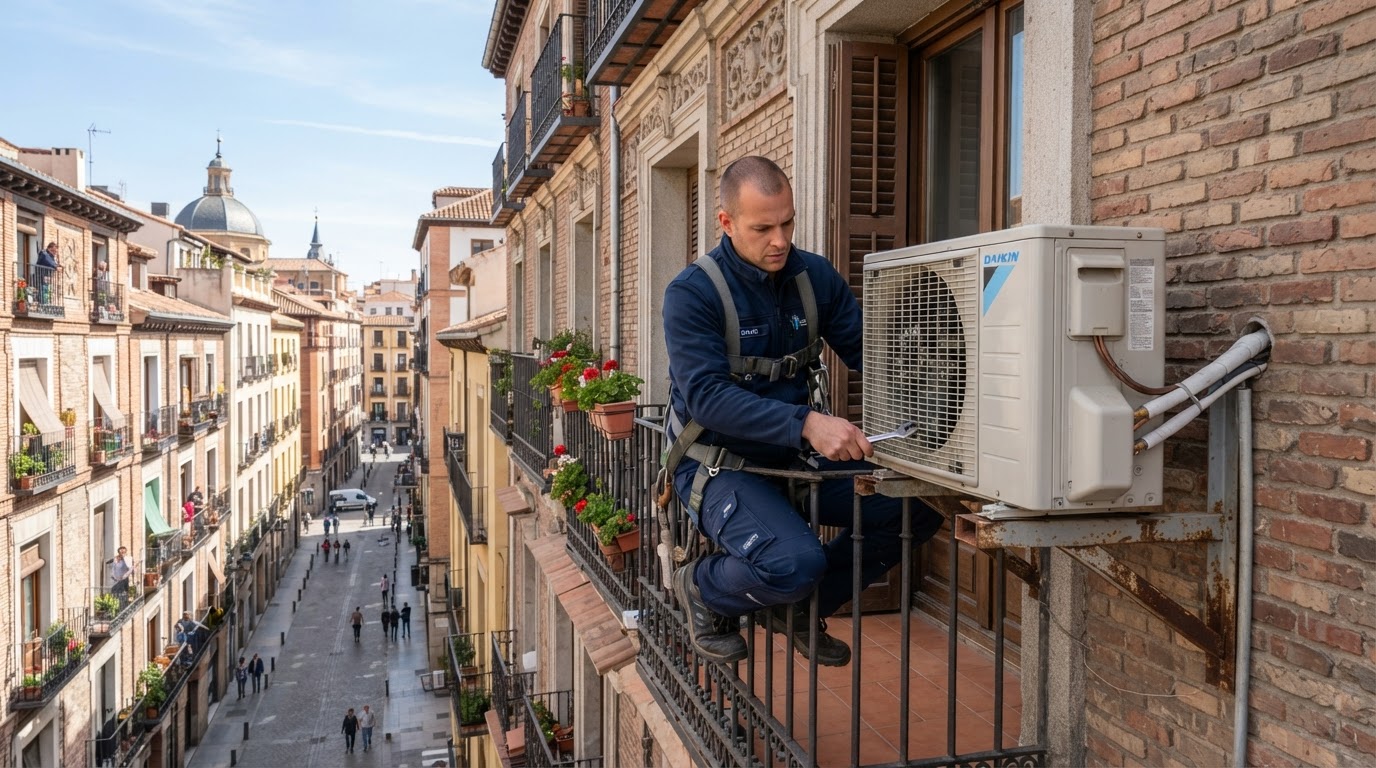 Community Permission to Install an Outdoor AC Unit in Madrid