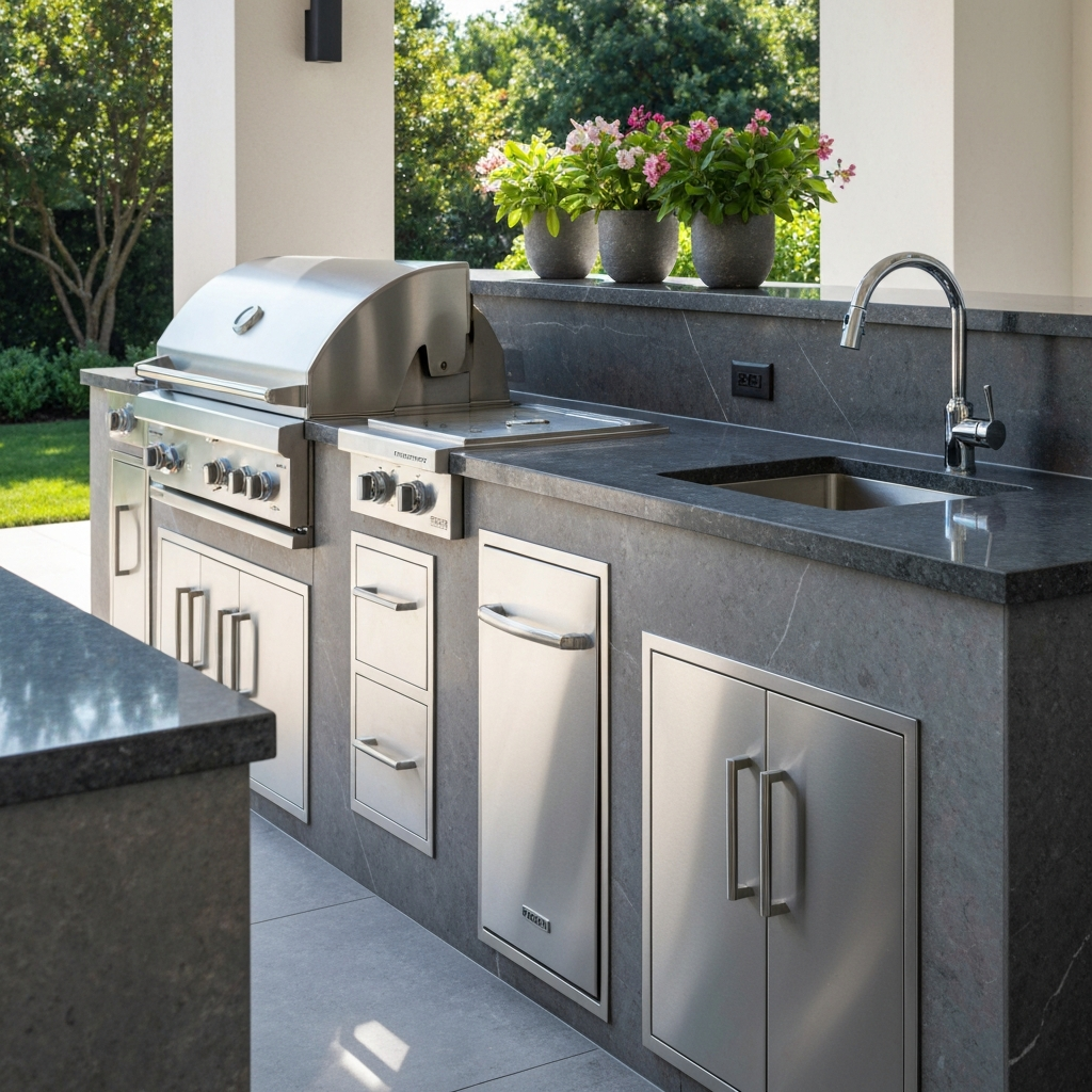 Maintaining Outdoor Kitchen Surfaces and Grills