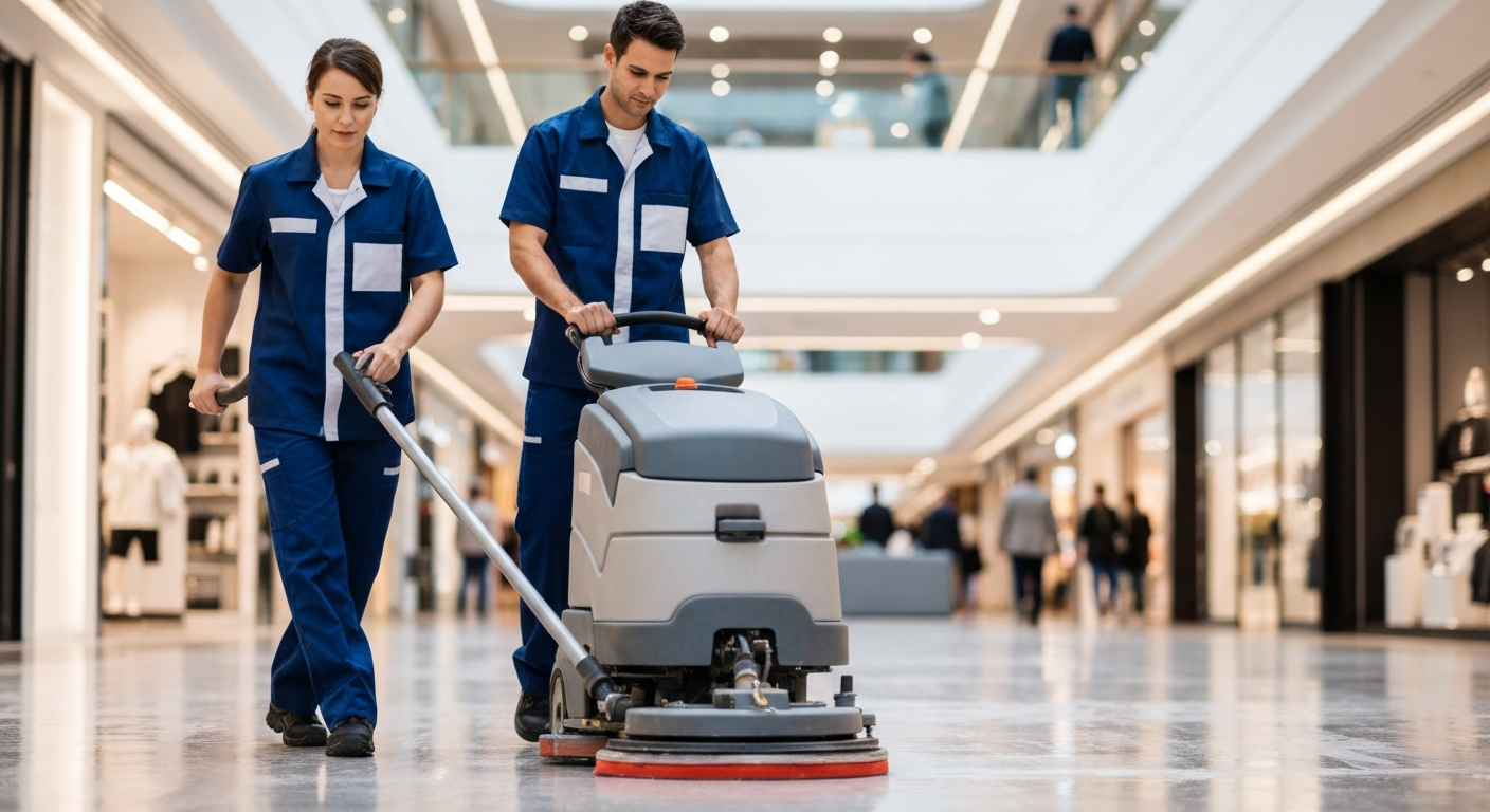 Externalización de servicios auxiliares: Ventajas para grandes superficies