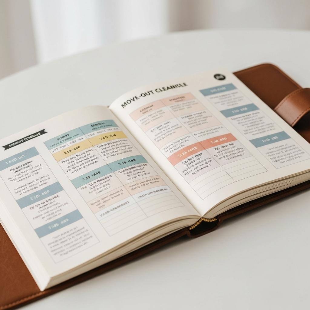 Organizing a Seamless Move-Out Cleaning Schedule