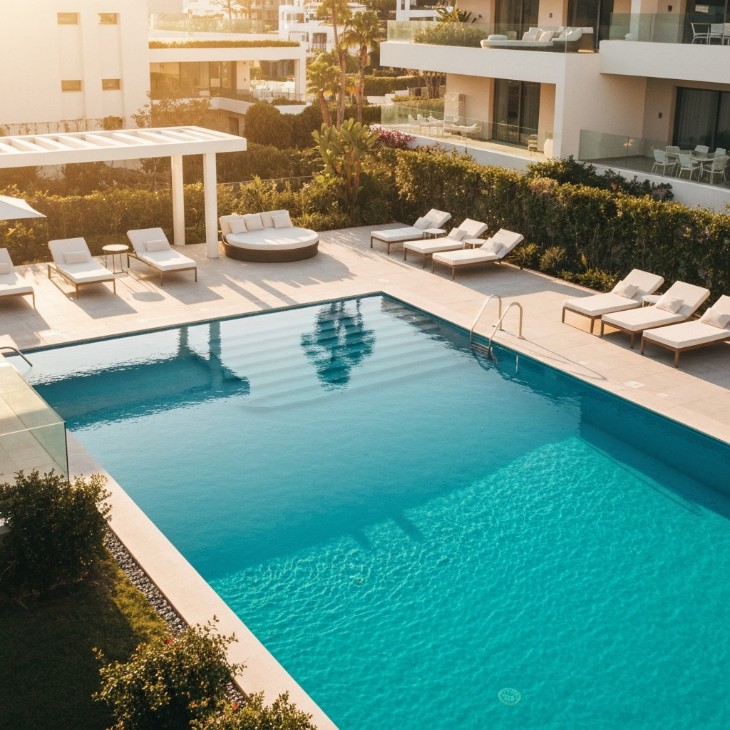 Cleaning and Maintaining Luxury Swimming Pool Areas