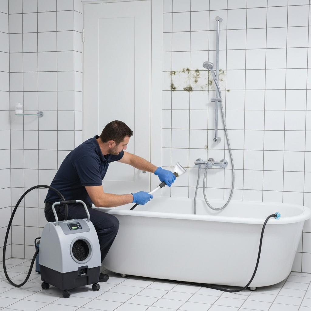 Removing Mold from Luxury Bathroom Ceilings Safely