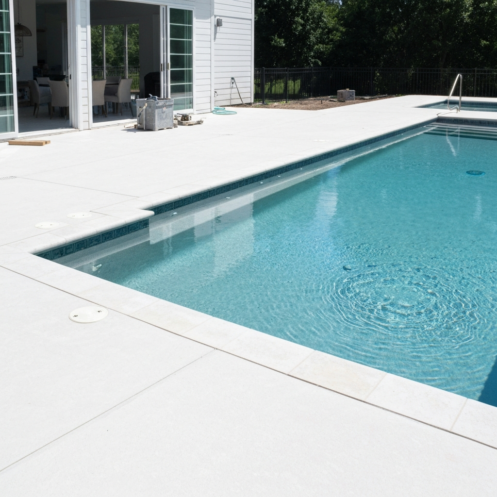 Cleaning and Sanitizing After a Luxury Pool Installation