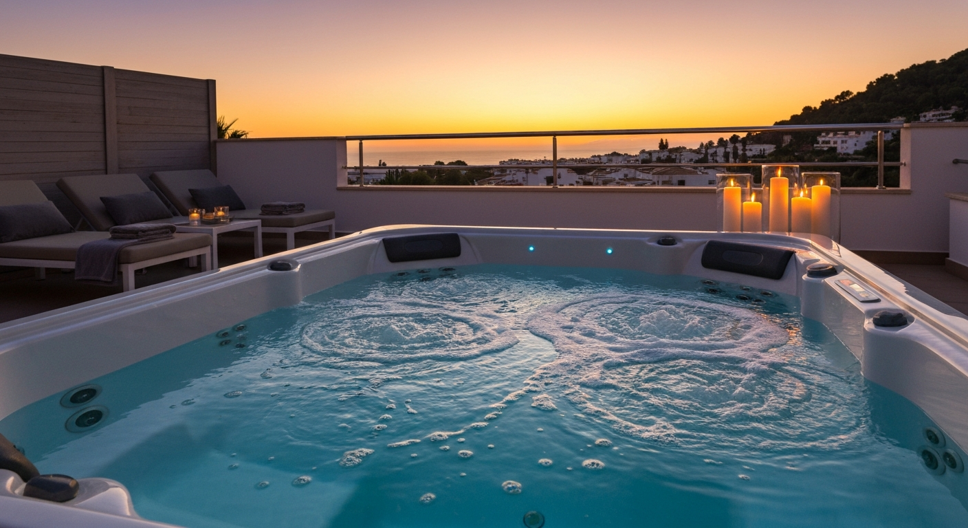 Outdoor Excellence: Jacuzzi and Terrace Cleaning for Premium Rentals