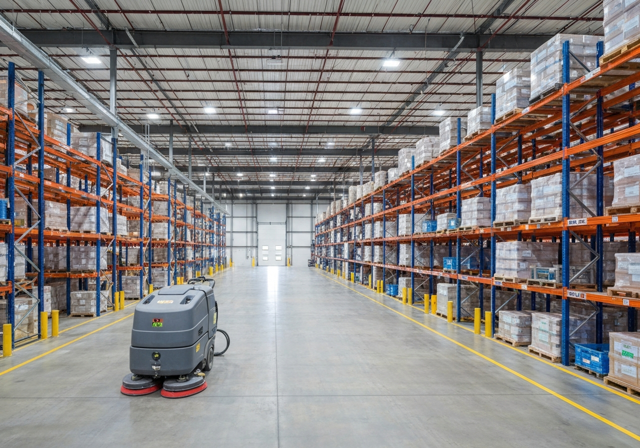 Safety First: Warehouse and Industrial Cleaning