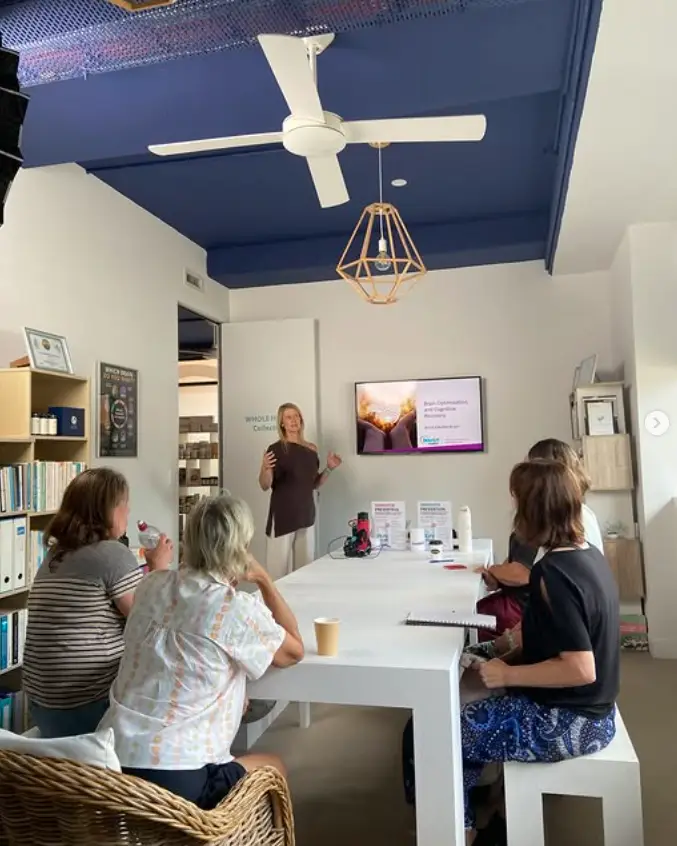 Jo Grabyn presenting ClearPath Method practitioner training