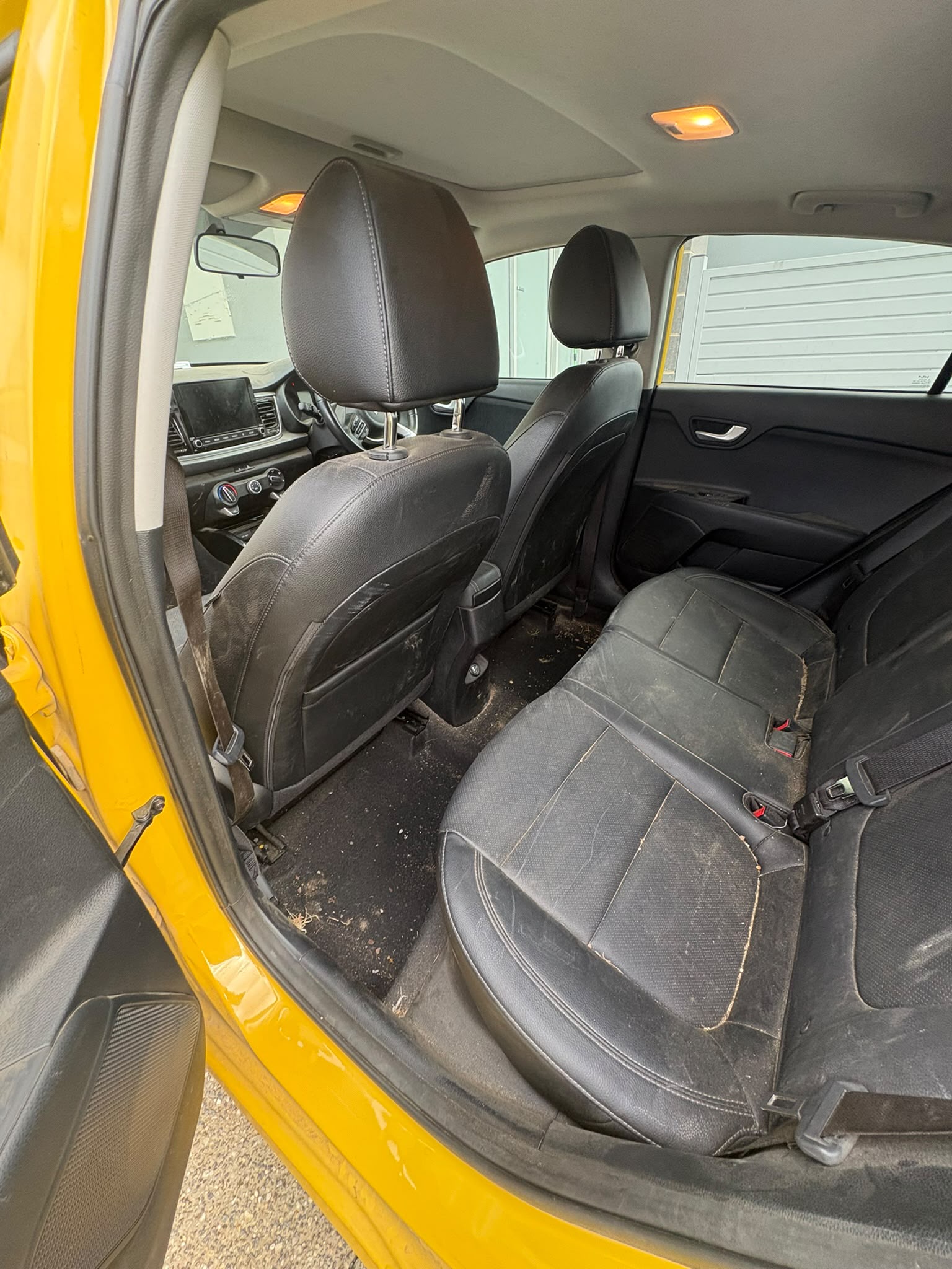 Dirty Car Interior