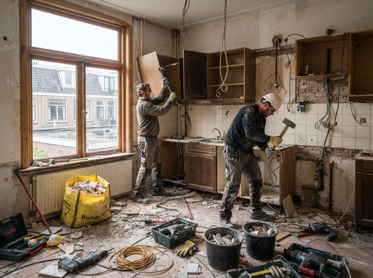 Keukensloop zonder beschikbare projectfoto's van de klant
