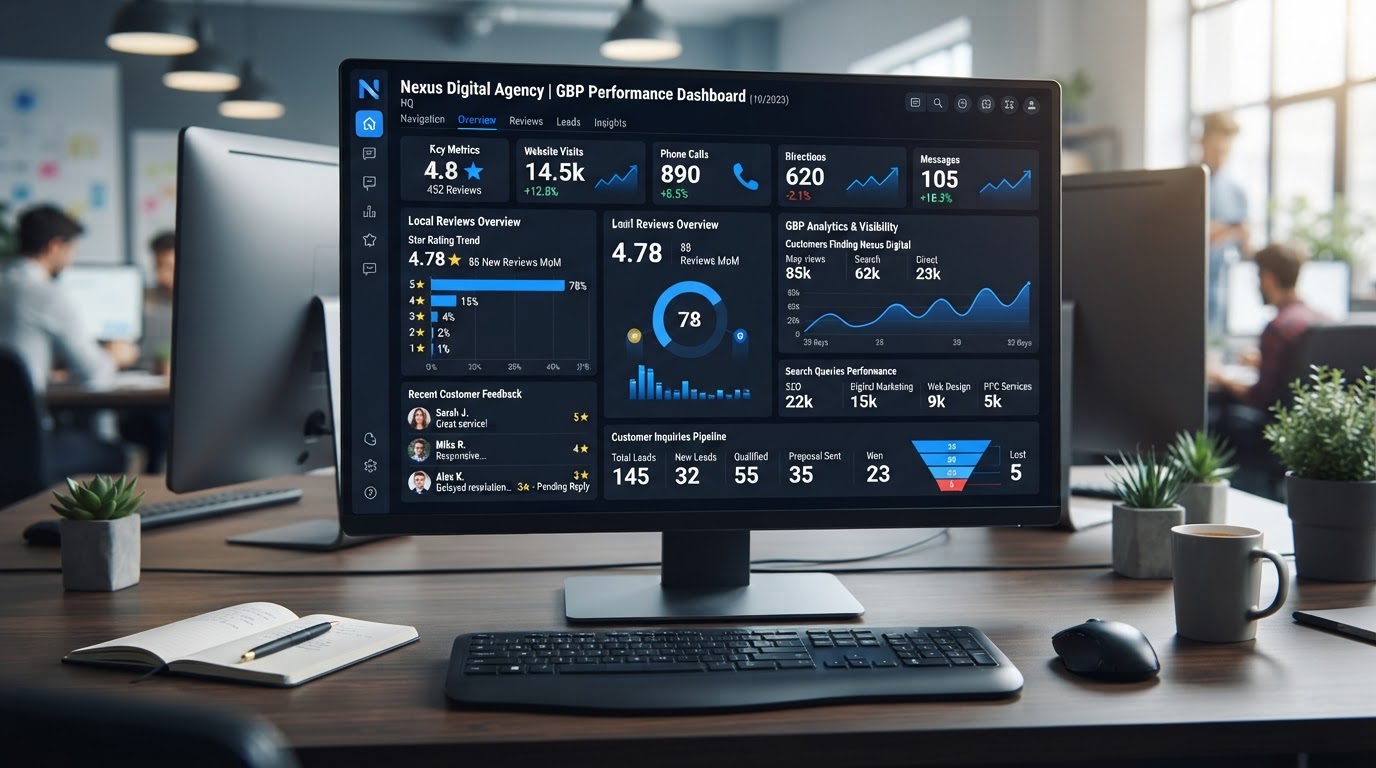 Dashboard comercial y gestión de oportunidades locales