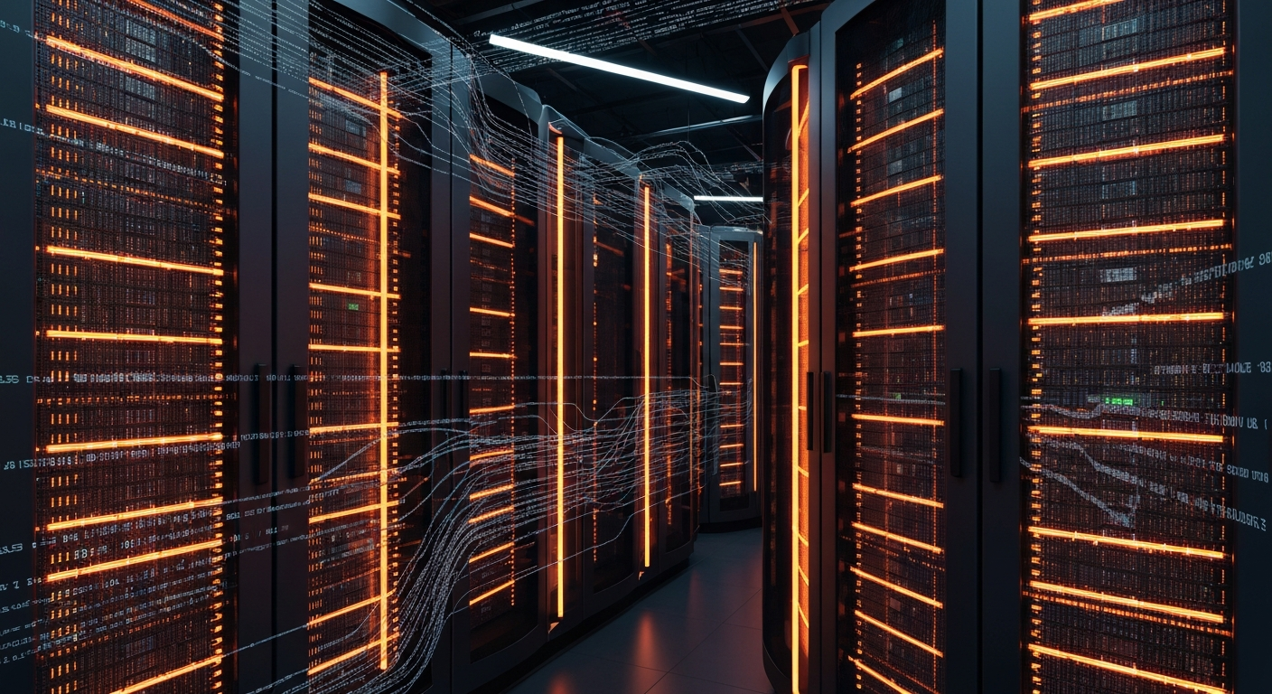 High-tech Server Room Datacenter