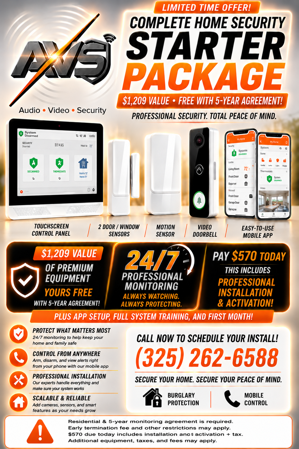 Home Security Starter Package Promotion