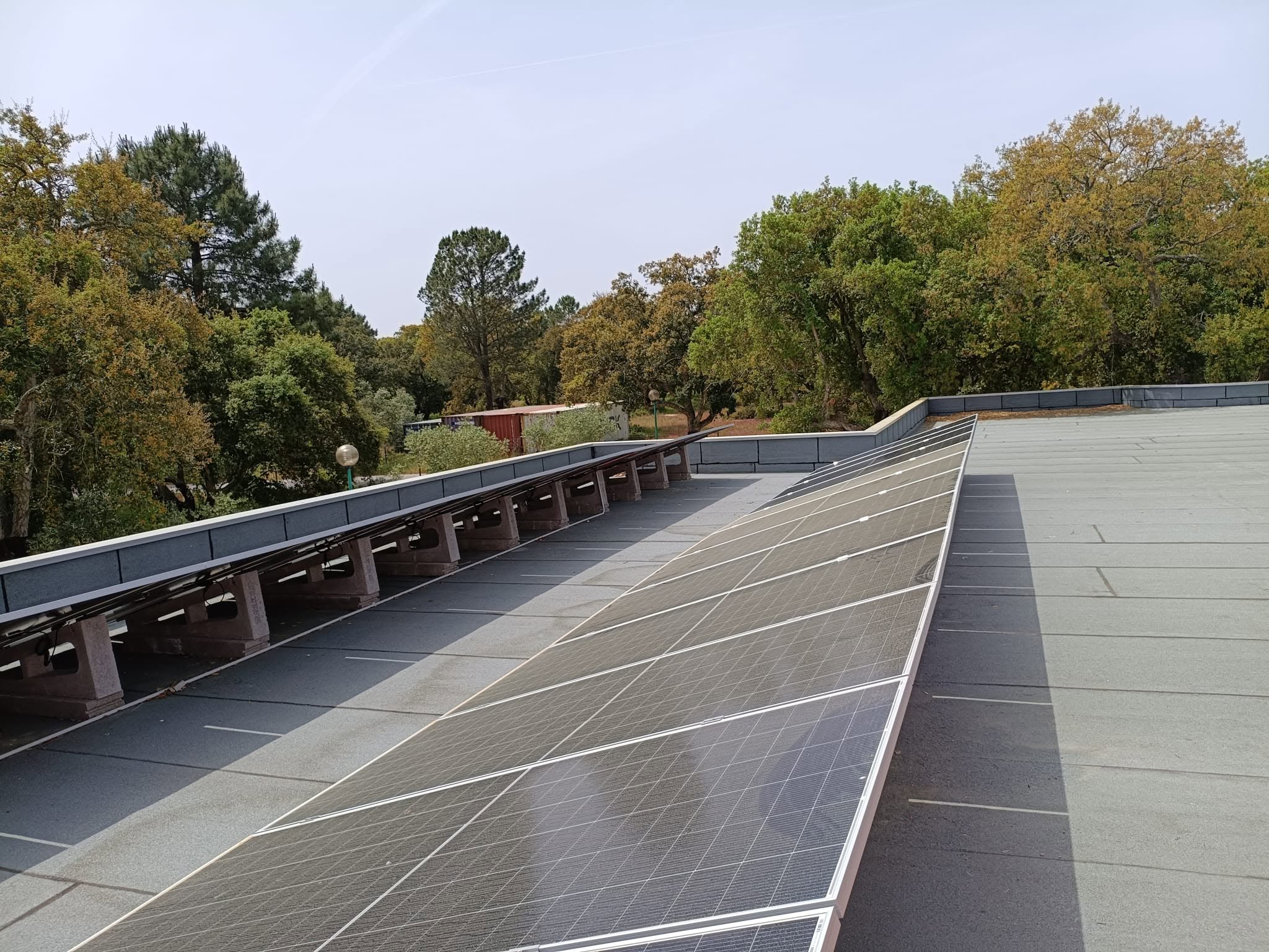 Energia Solar em Cobertura Plana