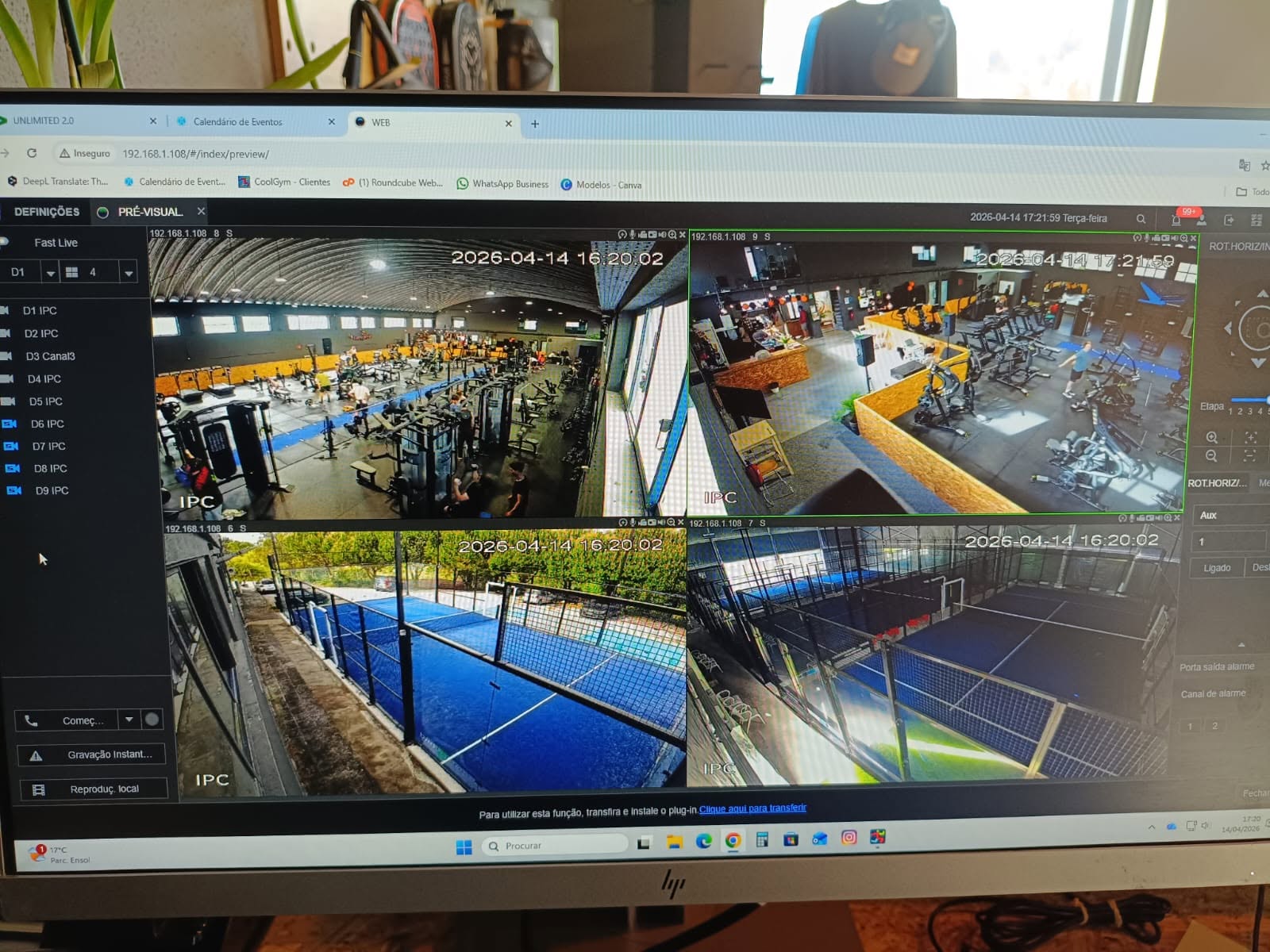 Sistema de Videovigilância Multi-Câmara