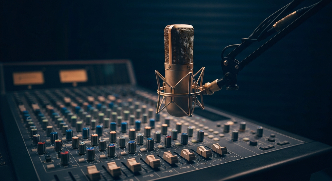 Studio Mixing Console