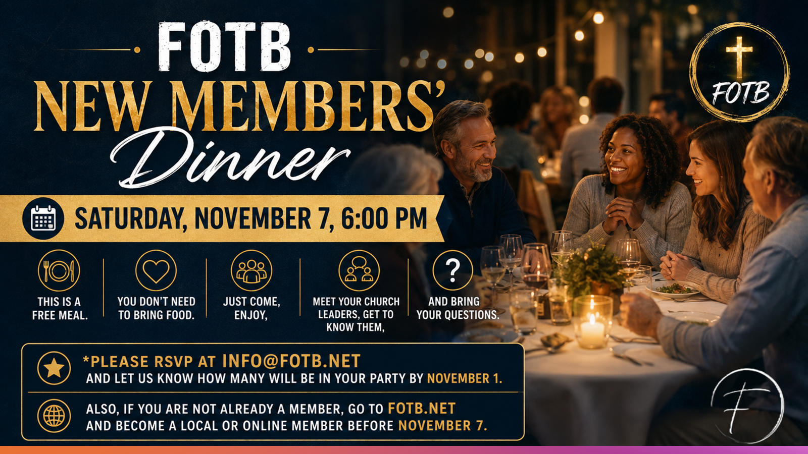 New Members' Dinner