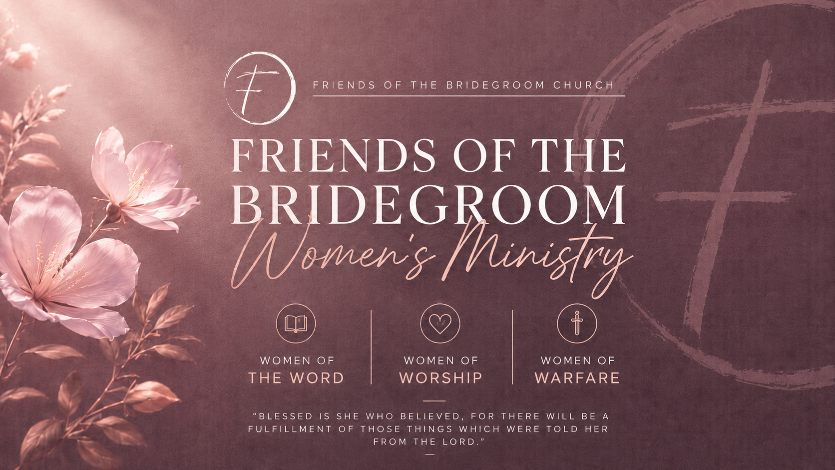 Friends of the Bridegroom Women's Ministry