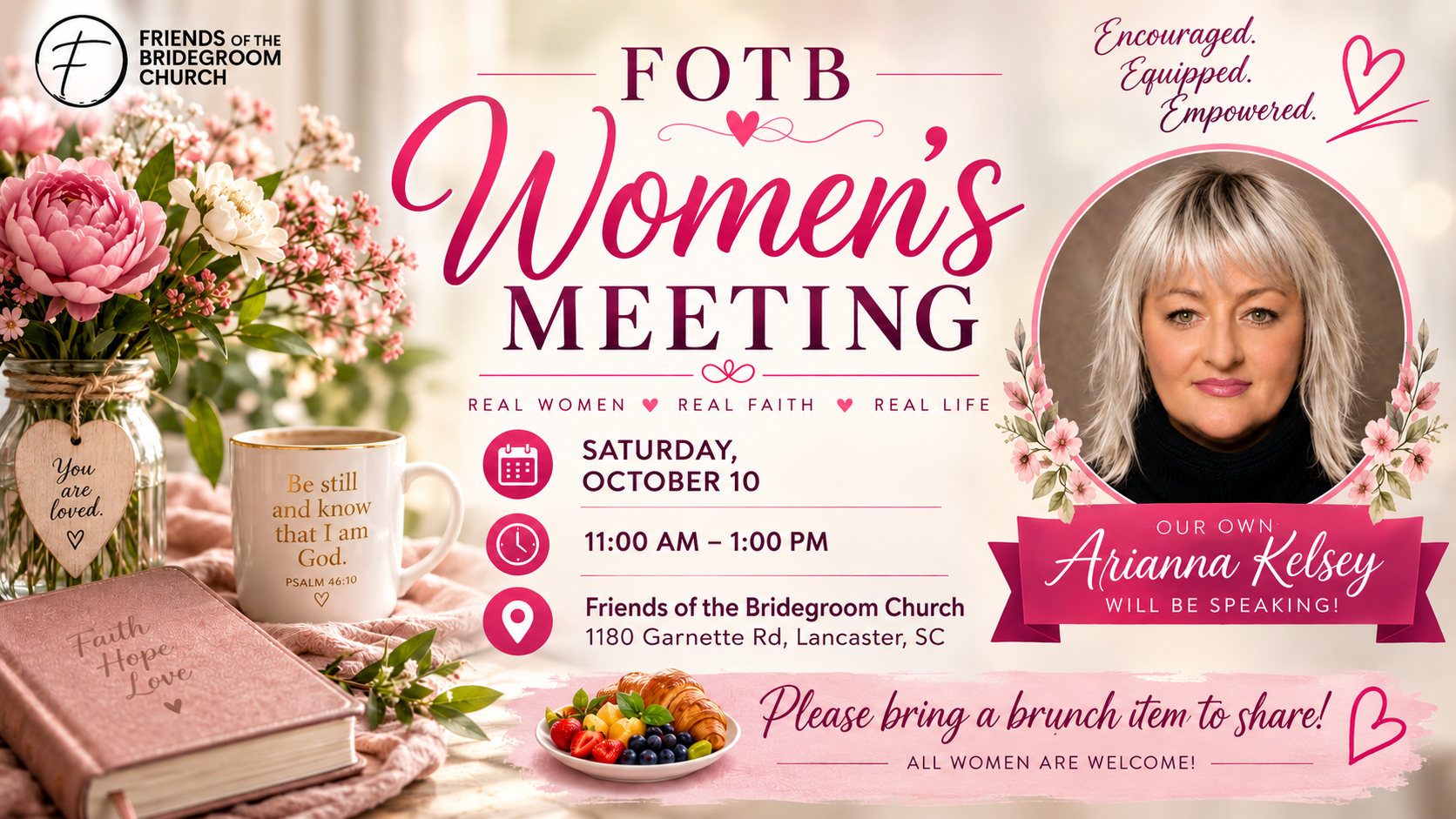 FOTB Women's Meeting - Saturday, October 10