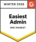 G2 Winter 2026 - Easiest Admin Mid-Market