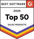 G2 Best Software 2026 - Top 50 Sales Products