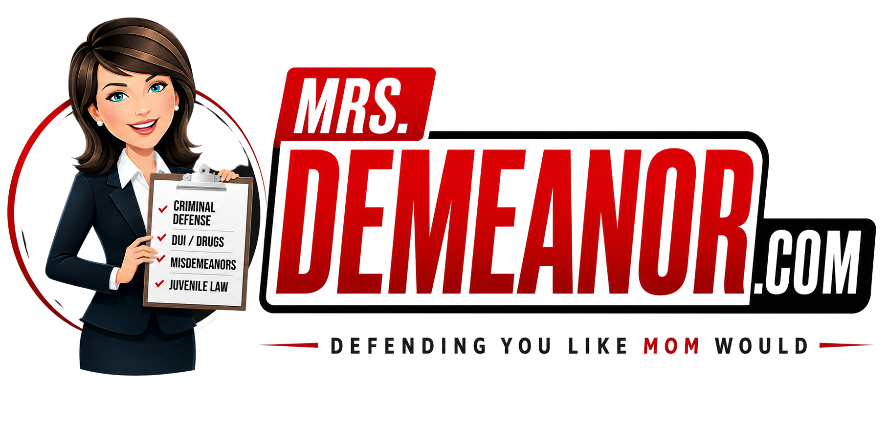 Mrs. Demeanor Logo