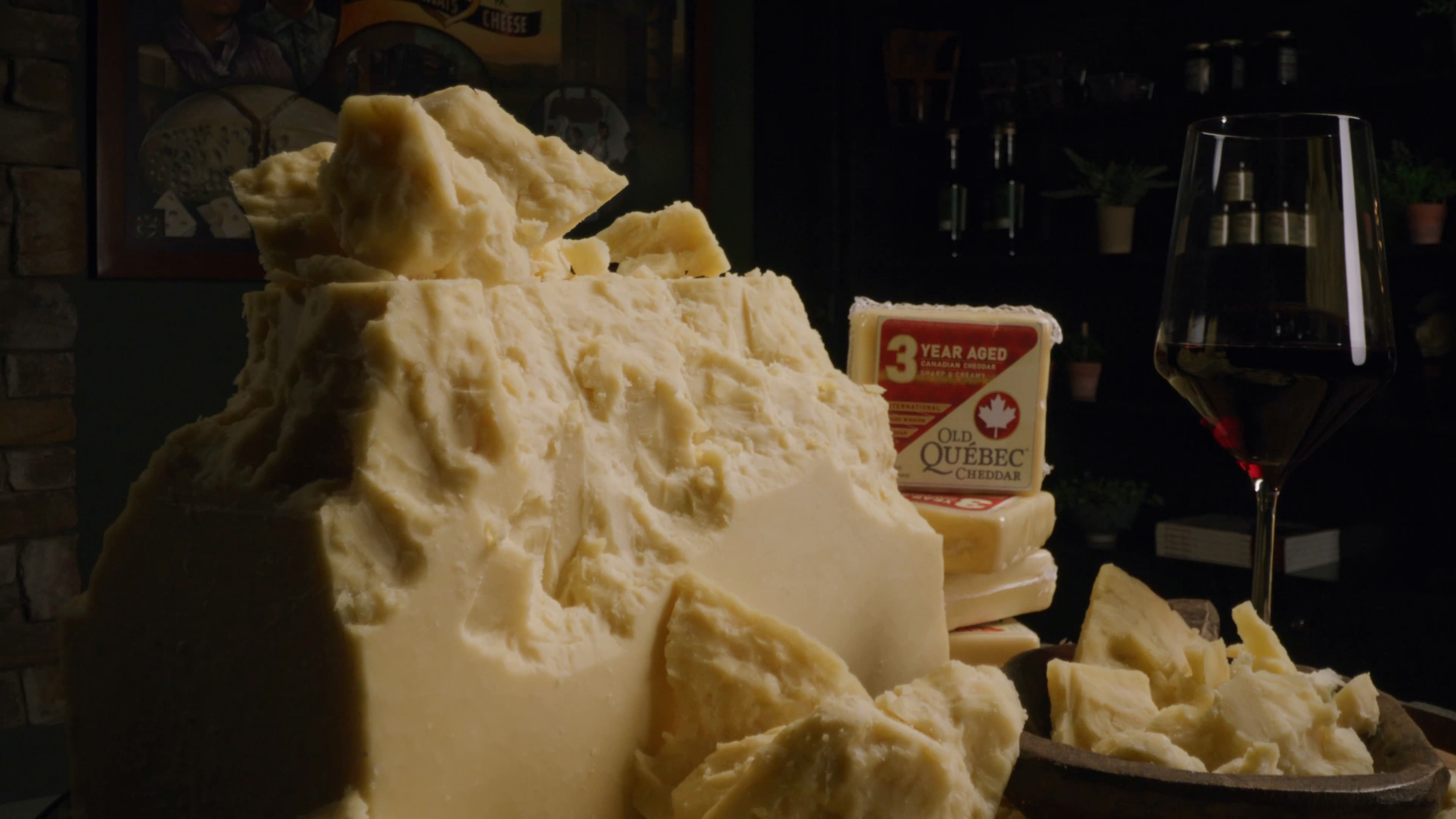 Old Quebec Aged Cheddar — Old Quebec Aged Cheddar: One Take. All Flavor.
