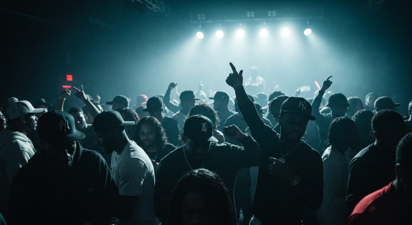 High energy crowd at Final 4 Boyz event