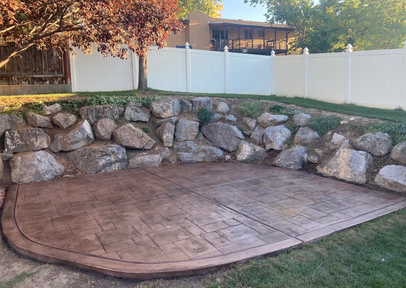 Stamped Patio - Orem