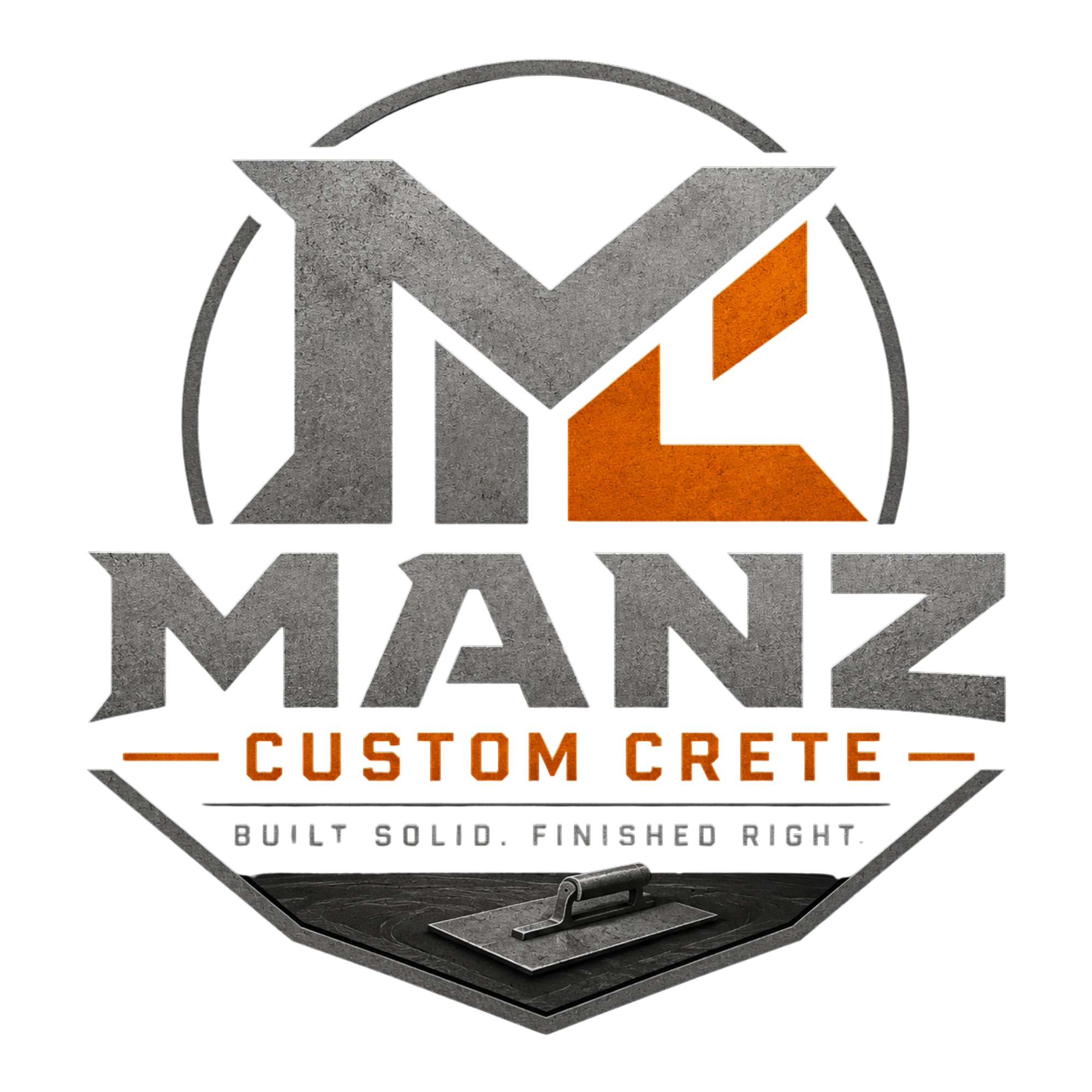 Manz Custom Crete Logo