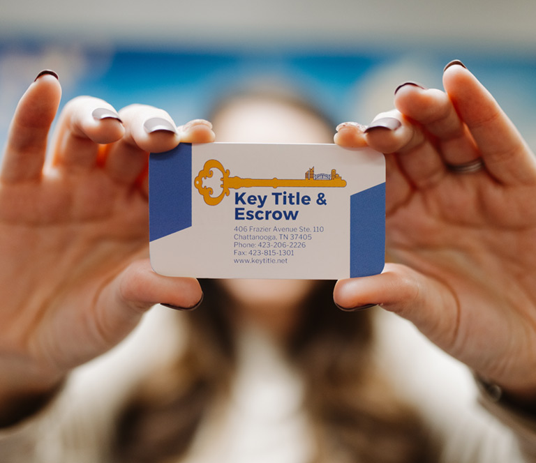 Key Title Business Card