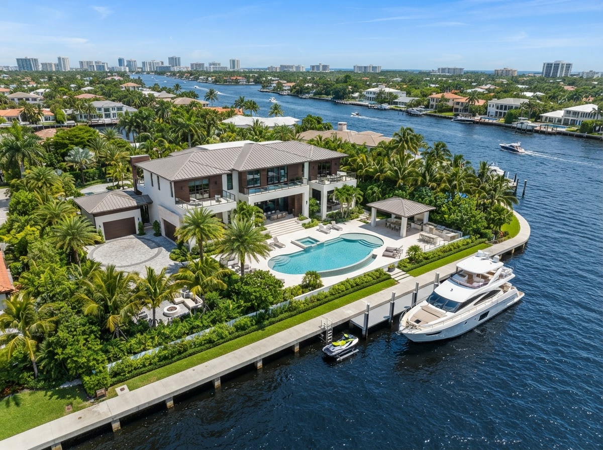 2716 Aqua Vista Blvd Estate — Seven Isles Deep-Water Compound at 2716 Aqua Vista Boulevard, Fort Lauderdale, FL 33301