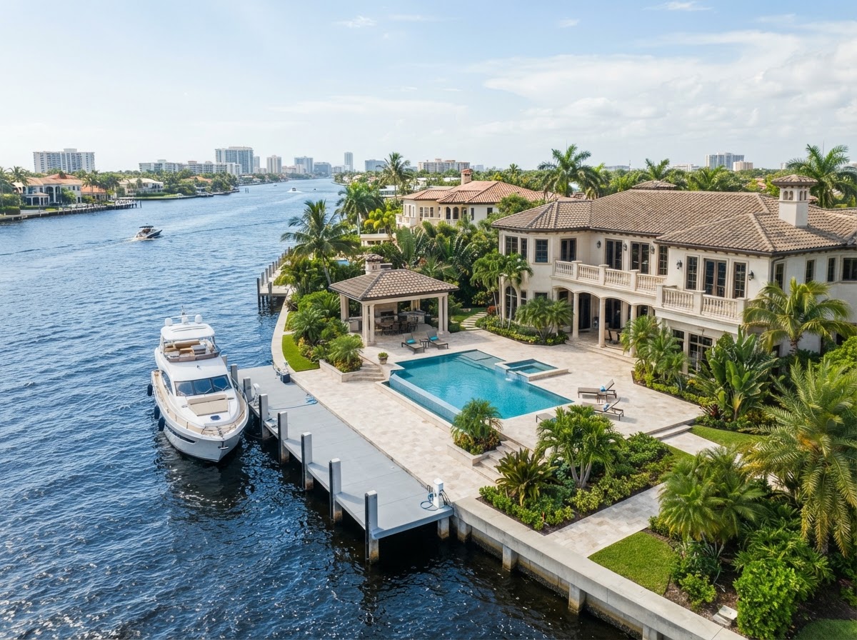 2317 Delmar Place Estate — Las Olas Isles Waterfront Home at 2317 Delmar Place, Fort Lauderdale, FL 33301