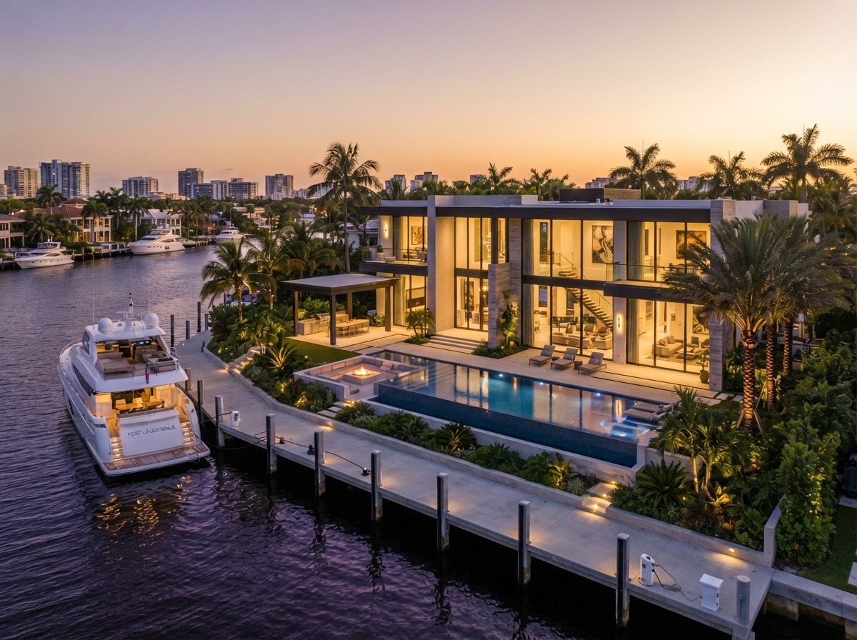 625 San Marco Dr Waterfront Mansion — Deep-Water Trophy Estate at 625 San Marco Drive, Fort Lauderdale, FL 33301