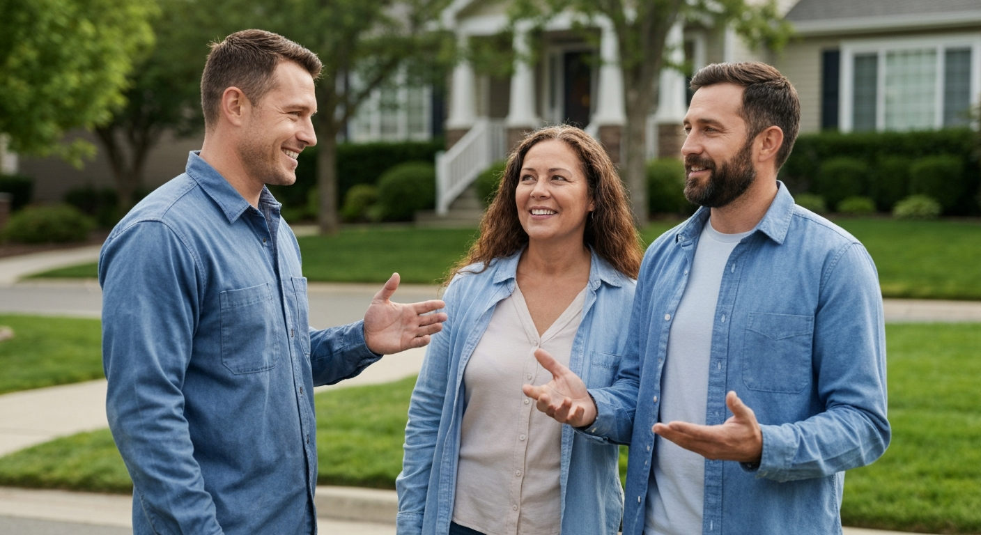 ROOFSHIELD contractor consultation with homeowner Surrey BC
