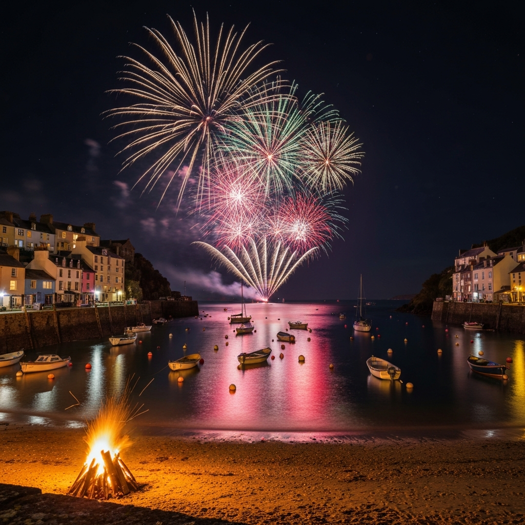 Polperro Fireworks Display