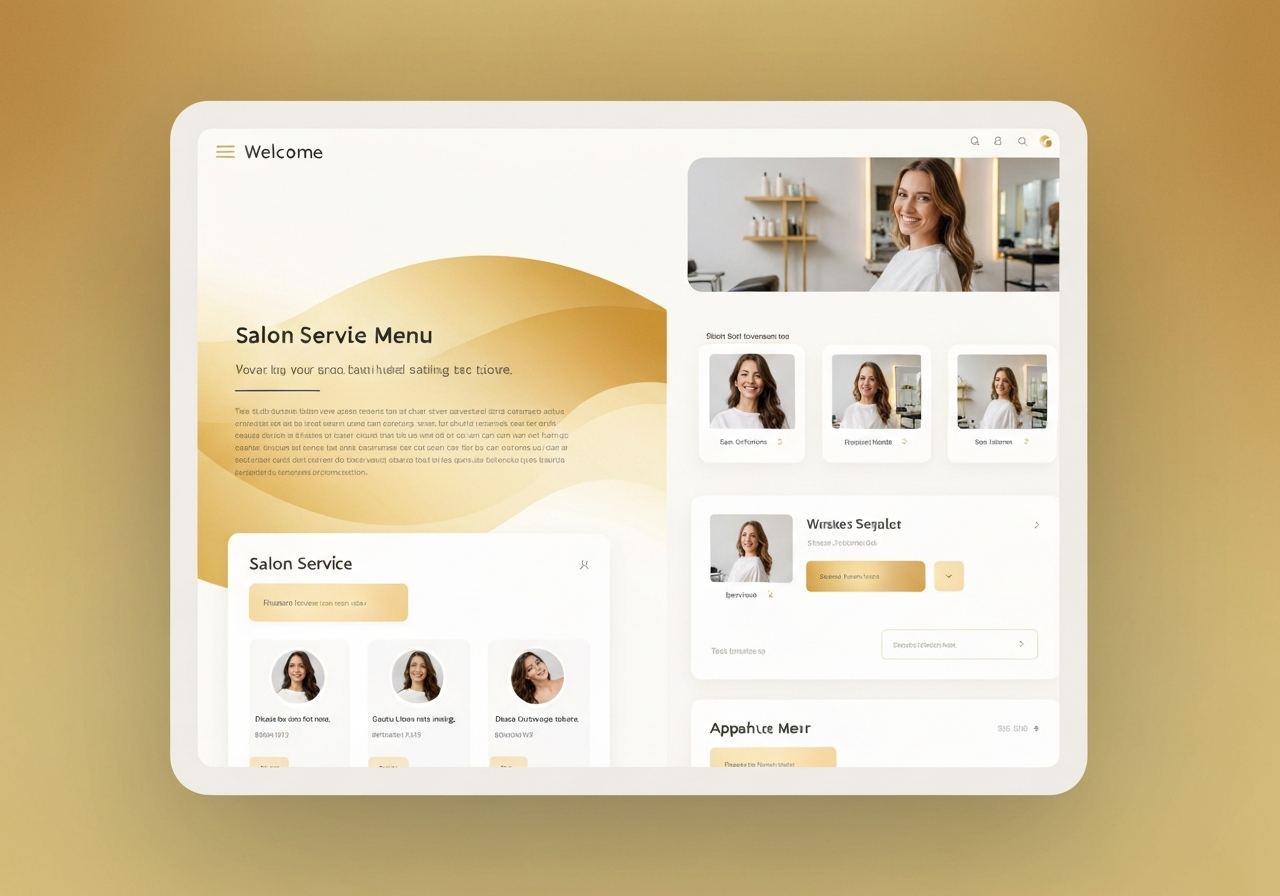 Luxury Salon Booking