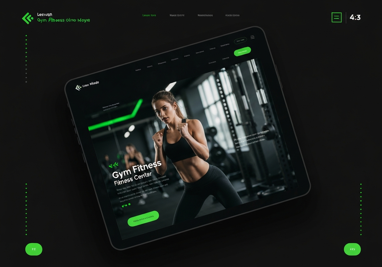 Fitness Center Website