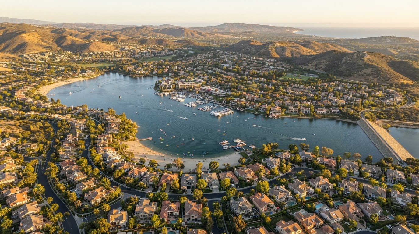 Lake Mission Viejo and master-planned neighborhoods in South Orange County
