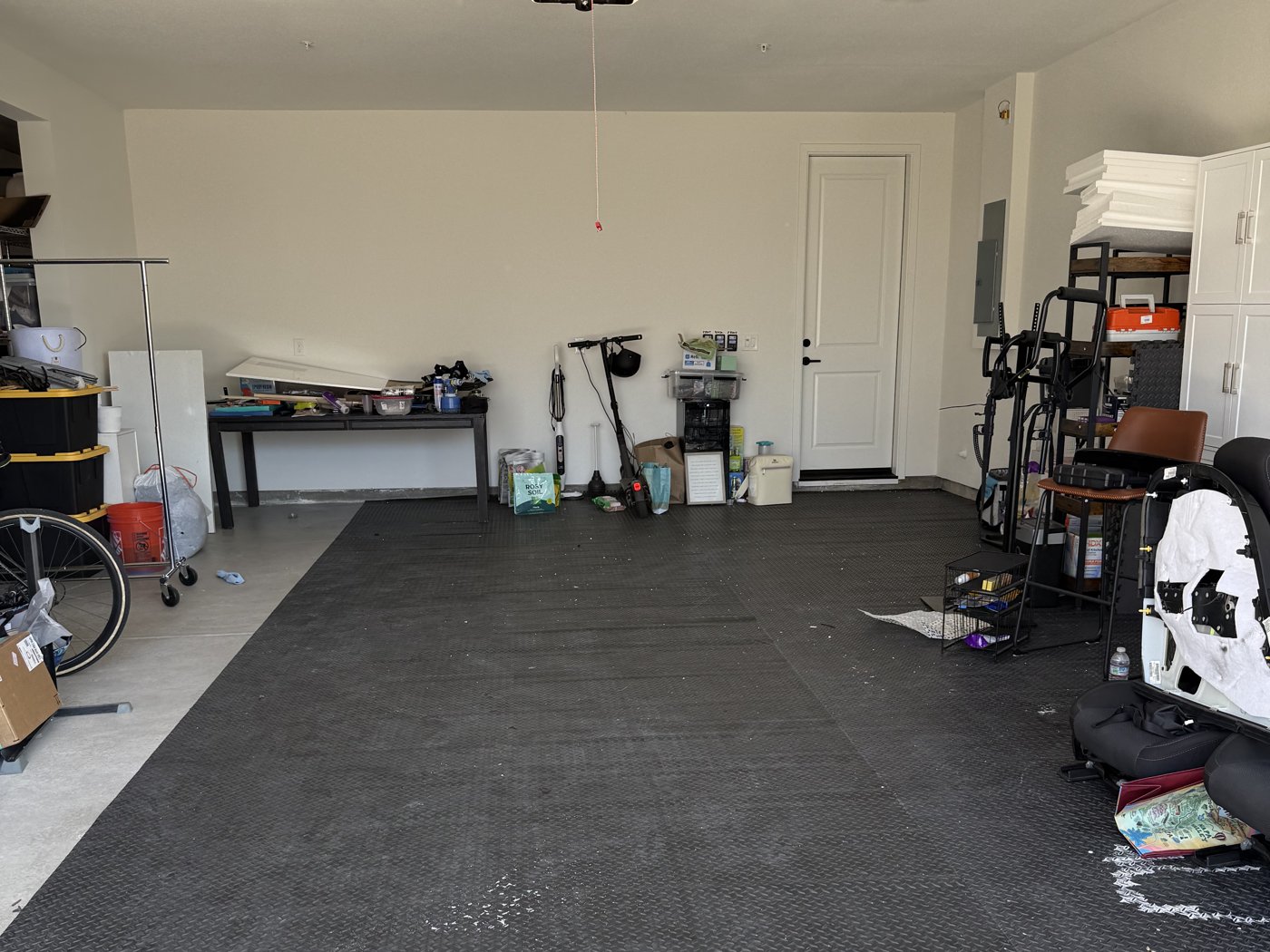 Garage cleanout before and after — Junk It Jim Hauling, East Bay CA