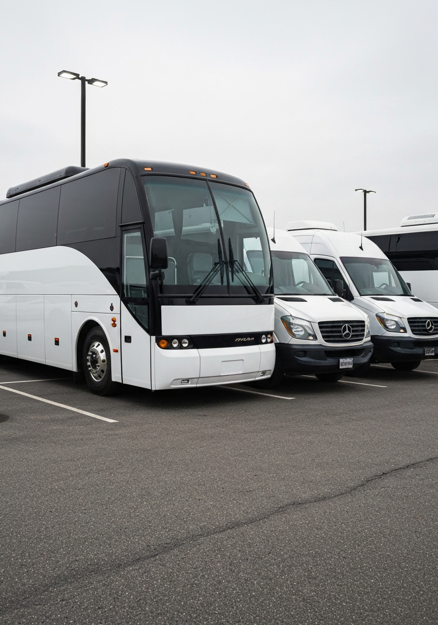 Premium fleet of modern passenger vehicles