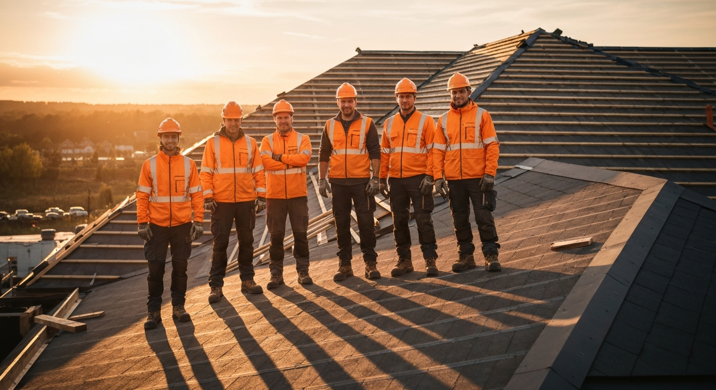 Dachdecker Team Heese