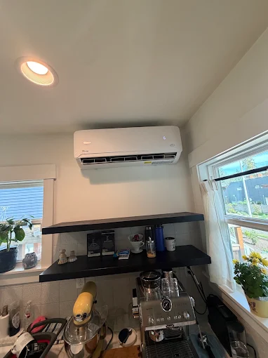 Mitsubishi mini split install — West Seattle