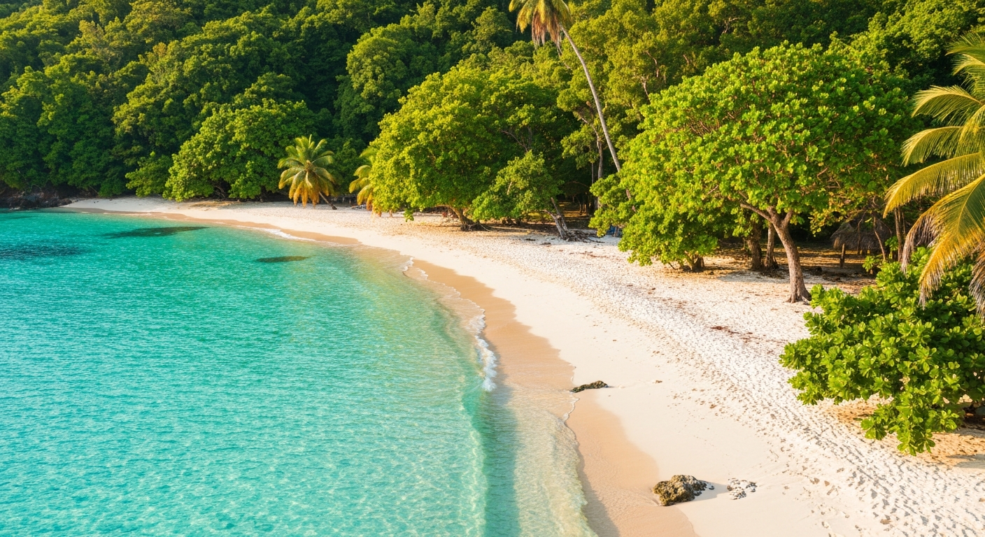 Hidden beach in Grenada