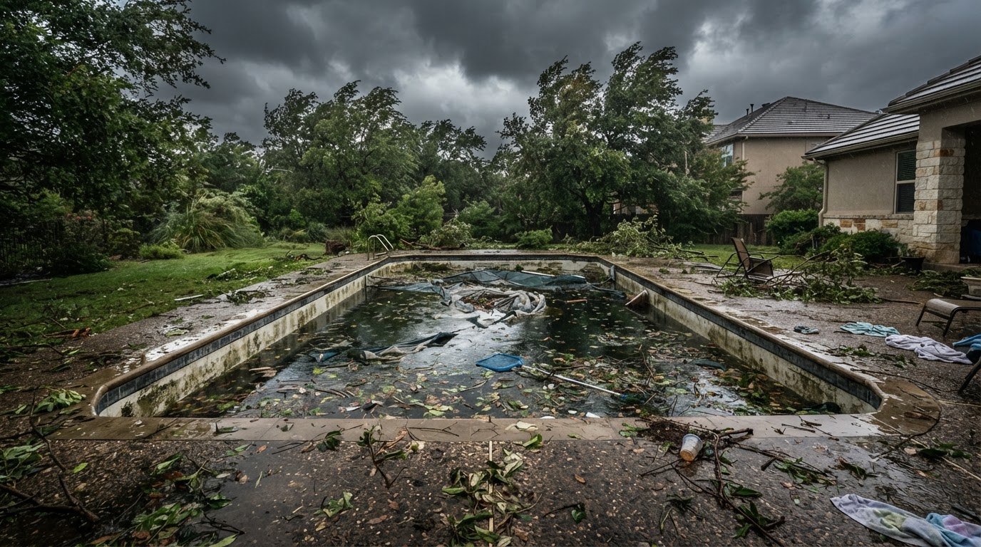 Pool Cleaning After Storms in Celina, TX