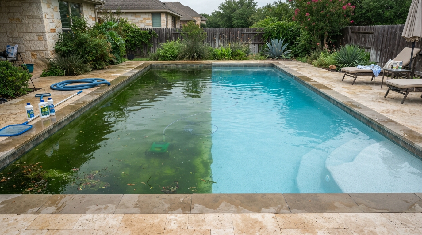 Why Is My Pool Turning Green in McKinney, TX?