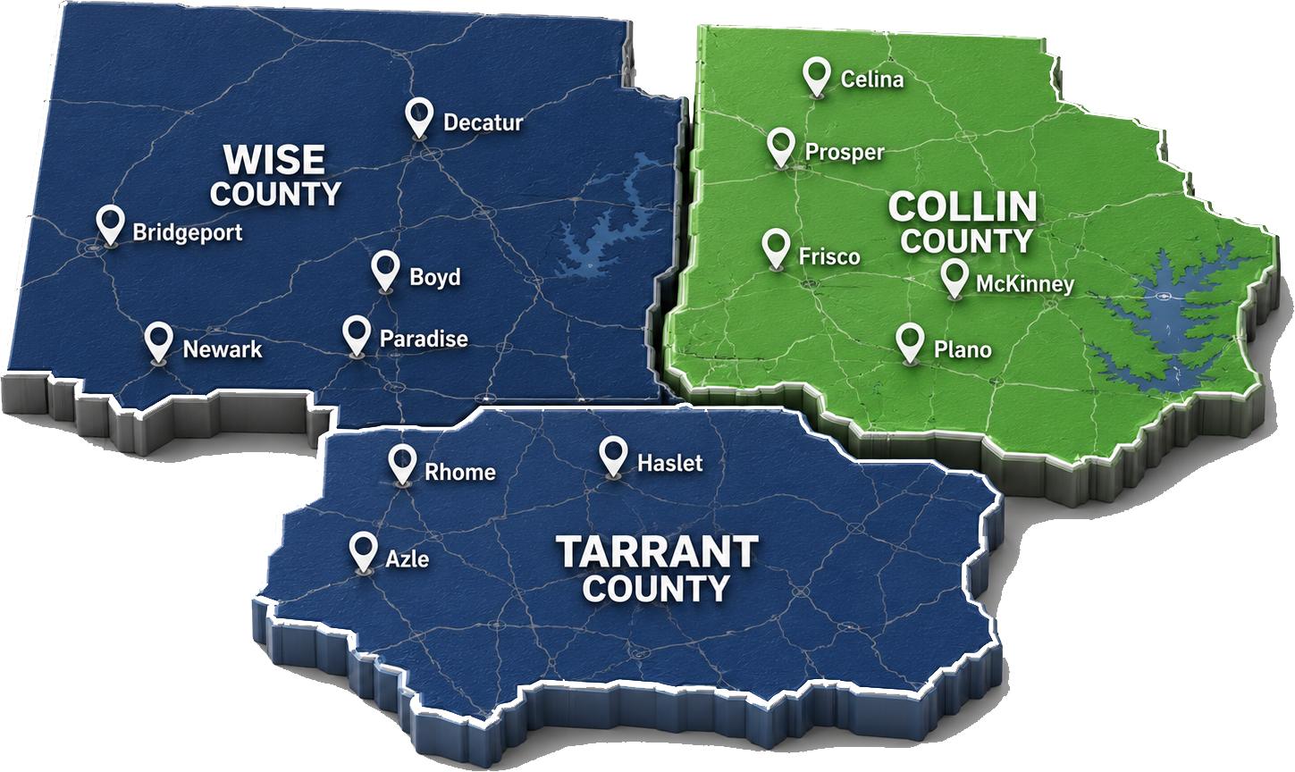 Wise Pool Services Coverage Map