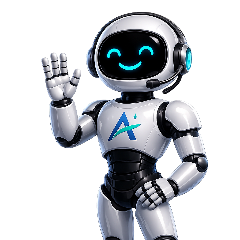 Aurora AI Assistant holding smartphone - Showing how Aurora answers calls, captures leads, and keeps your business connected