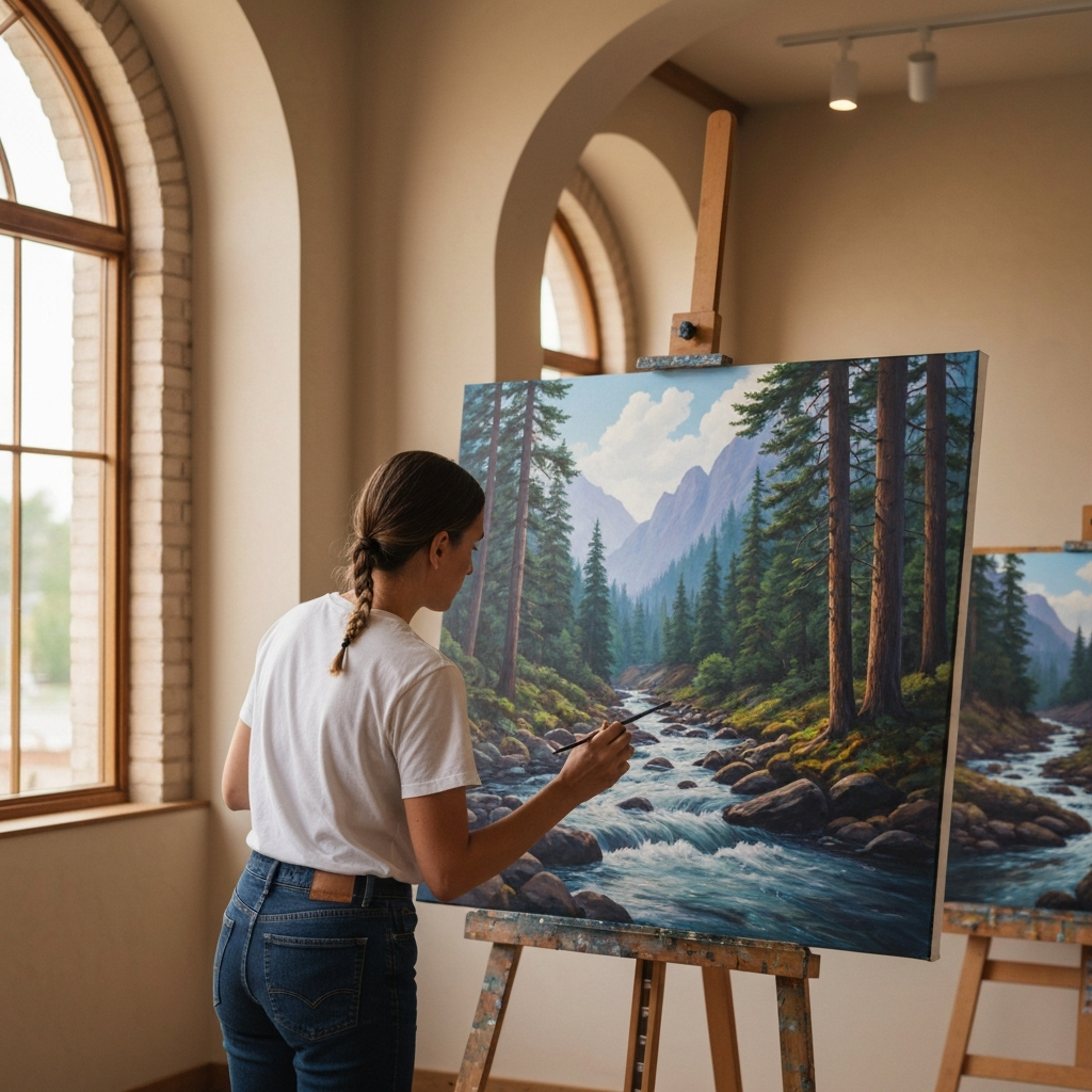 Adult painting