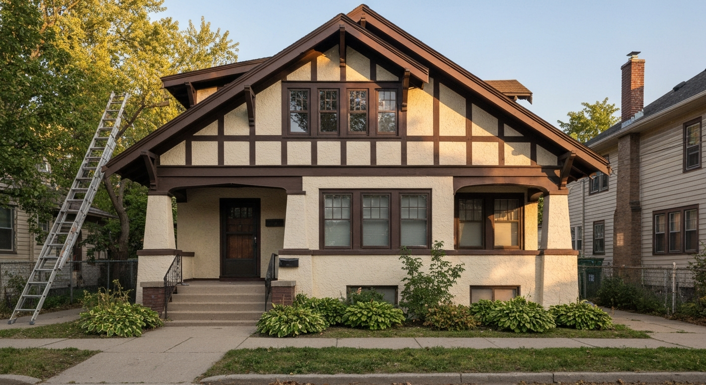 Example Project: Stucco Repaint in Tangletown